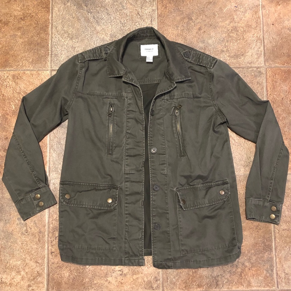 Forever 21 Green Jacket